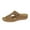 2Brown, variant on Womens Open Toe Bohe Flower Wedges Hollow Out Slip on Orthopedic Sandals Arch Support Slipper