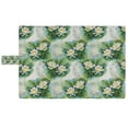 thumbnail image 3 of PKQWTM Watercolor White Water Lilly Flowers Frog Pond White Book Cover Book Protector Book Sleeve Book Pouch Book Bag 6x9 inch, 3 of 4
