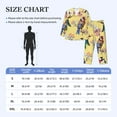 thumbnail image 6 of Bingfone Men'S Pajama Set 2 Piece Loungewear Pjs, Long Sleeve With Pajama Pants-Bright Birds, 6 of 9