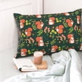 thumbnail image 5 of Kdxio Cotton Pillow Cases Pillowcases,Soft and Breathable Bedroom Pillow Cases-Forest Squirrel, 5 of 8