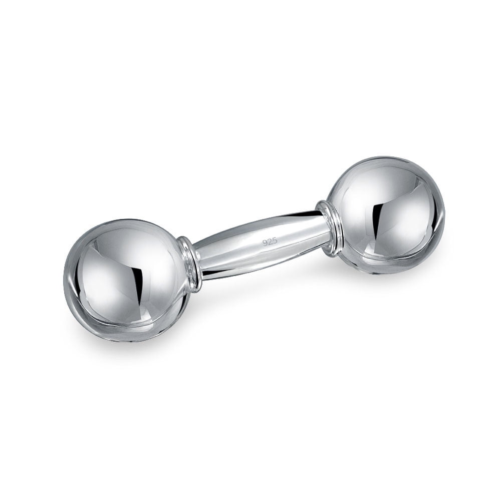baby silver rattle keepsake