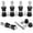 Black, variant on Navellon Golf Cart Rear Leaf Spring Polyurethane Bushings Kit with Screws Nuts for 1994-Up EZGO TXT/Medalist and 1981-Up Club Car DS Gas/Electric, Replace OEM #70289-G01 70291-G02 1015583,Red