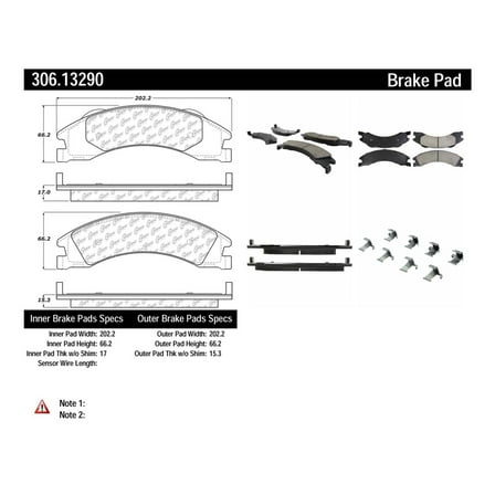 Centric Parts - Fleet Brake Pad