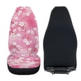 thumbnail image 3 of Uorisanigo Front Car Seat Cover - Auto Driver Seat Covers Universal Fit for Most Cars, SUVs, Trucks, and Vans, Pink Cherry Flowers Car Accessories Cushions, Breathable & Stylish, 3 of 7