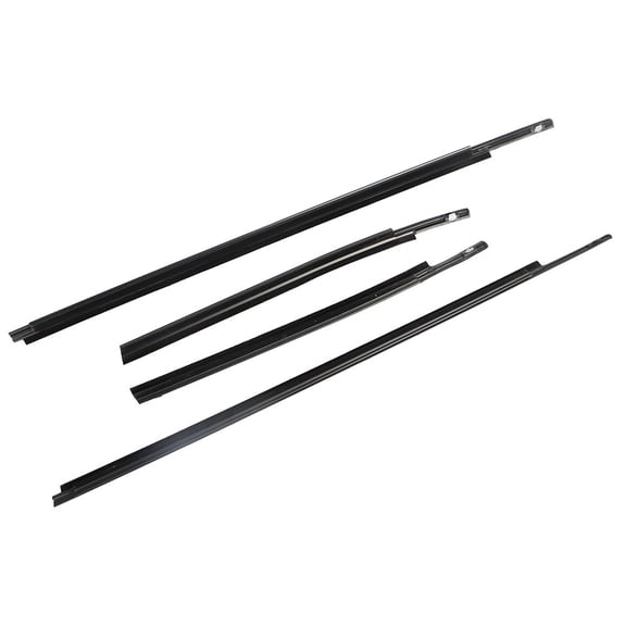 4PCS Weatherstrip Window Moulding Trim Seal Door Outside Belt Replacement for 2007-2020 Tundra 68160-0C020 68210-0C020 68163-0C010 68164-0C010