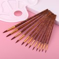 thumbnail image 2 of Set of 24pcs nylon brushes brushes for painting, 2 of 5