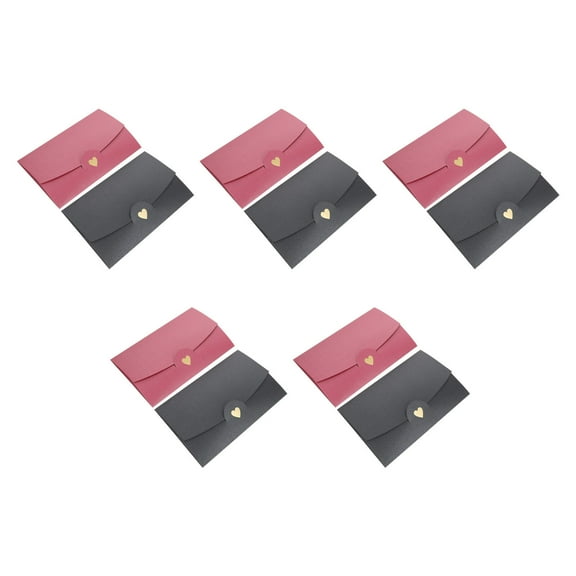 FRCOLOR  10 Pcs Love Envelope Thank You Cards Open When Envelopes Mini Decoration Colored