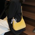 thumbnail image 2 of Bolso de hombro sencillo de color sólido para mujer, estilo coreano, moderno, combinable con todo, ligero y de lujo, 2025, 2 of 5