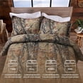 thumbnail image 4 of Realtree All Purpose Camo Twin Comforter Set 2 Piece Polycotton Rustic Farmhouse Bedding with 1 Pillow Sham – Hunting Cabin Lodge Bed Set Perfect for Camouflage Bedroom - (65"x90"), 4 of 7