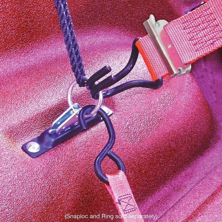 EZ Bed Anchor - Snap-On Truck Bed Anchor For Tie Down Straps, No Drill, Holds 1000 Lbs, 2-Pack