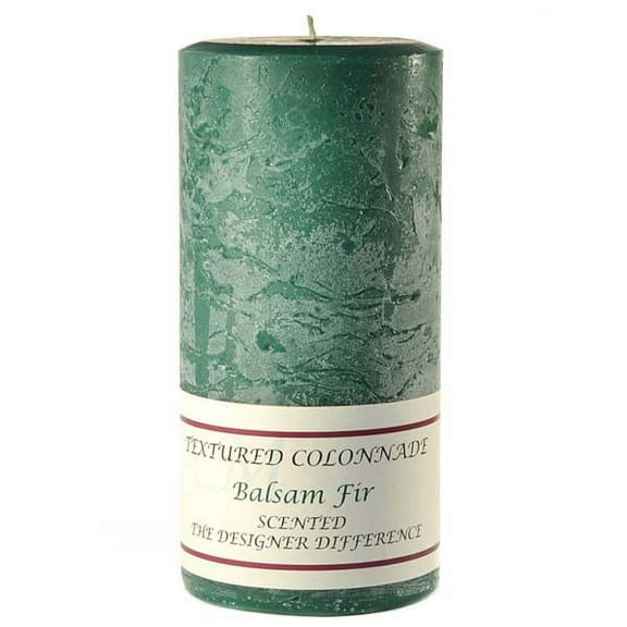 1 Pc Textured 3x6 Balsam Fir Pillar Candles 3 in. diameterx6.25 in. tall