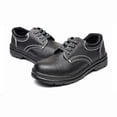 thumbnail image 4 of Zapatos de trabajo de seguridad aislantes de cuero con punta de acero, accesorio de equipo de protección personal confiable para construcción industri 265mm Macarena Zapatos de trabajo de seguridad impermeables, 4 of 8