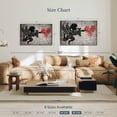 thumbnail image 3 of Elephant Stock Cupid Gunner Wall Art - Horizontal Canvas Wall Art - Living Room Wall Decor - Love Canvas - Black And Gray Decor - 39" x 26", 3 of 4