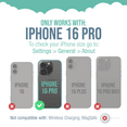 thumbnail image 6 of Smartish® iPhone 16 Pro Wallet Case - Wallet Slayer Vol. 2 [Slim + Protective] Credit Card Holder w/Kickstand - Drop Tested Hidden Card Slot Cover Compatible w/Apple iPhone 16 Pro - Striped Up, 6 of 6