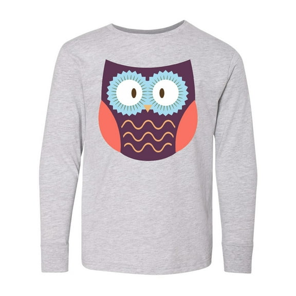 Inktastic Owl Long Sleeve Youth T-Shirt