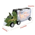 thumbnail image 2 of Juego de transportador de 9 piezas, transportador de dinosaurios, tamaño compacto, material educativo inercial interesante para coche, Almacenamiento y organización del hogar Dragón Triángulo Toystoory HA047131-02, 2 of 6