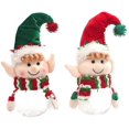 thumbnail image 3 of ShiningLove, adorno navideño, tarro de caramelo, tarro de caramelo, bolsa de regalo, árbol de Navidad, Ideas colgantes, regalos para el hogar, sombrero verde para niños, bolsa de regalo colgante Ormromra JQWJ394-3, 3 of 7