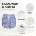 thumbnail image 6 of Lsque Blue And White Porcelain Chinaware Printed Women's Running Shorts with Liner Pockets,Elastic Quick Dry Workout Athletic Gym Yoga Shorts,Womens High Waist Shorts-X-Large, 6 of 9