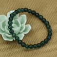 thumbnail image 3 of Natural Granite Jade Gemstone 6mm Round Beads Stretch Bracelet 7" Unisex, 3 of 5