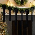 thumbnail image 4 of Wironlst 12Pcs Velvet Christmas Bows Large Vintage Velvet Bows for Christmas Tree, Garland Staircase Wreaths Holiday Xmas Decorations (Black), 4 of 11