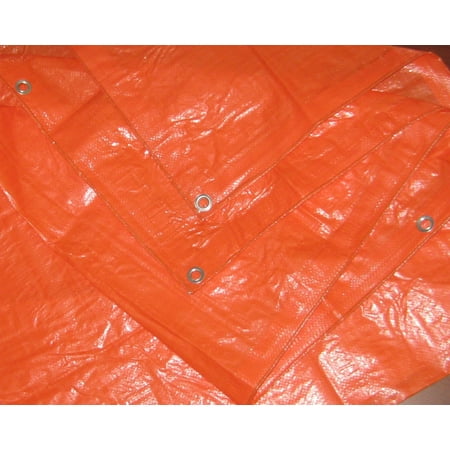 8ft x 10ft Orange Tarp - Walmart.com