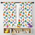 thumbnail image 5 of Blackout Kids Curtains,Colorful Dinosaur Assortment Pattern Childrens Insulated Curtains Set Of 2,Bedroom Essentials,Toddler Room Decor 42"x54", 5 of 5