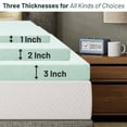 thumbnail image 5 of Continental Sleep, 2" High Density CertiPUR-US Foam Mattress Topper, Queen, 5 of 7