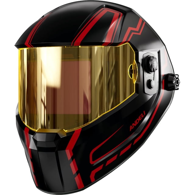 Casco de Soldadura ANDELI OPTIM-600LB-NMB con Vista Panorámica