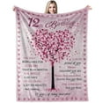 thumbnail image 1 of LHSHID 12th Birthday Gifts Blanket for Her 12 Year Old Girl Birthday Gifts Ideas from Parents Grandparents Sister for Teen Girl 50x60in, 1 of 6