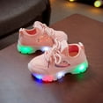 thumbnail image 7 of UTTOASFAY Toddler Shoes Toddler Infant Kids Baby Girls Boys Shoes Led Light Shoes Casual Shoes Sports Shoes Pink 5-5.5 Years, 7 of 7