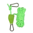thumbnail image 1 of Yimiti Outdoor Fixed Wind Rope Tent Rope Metal Pulley Buckle Adjust Rope,green, 1 of 8