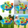 thumbnail image 1 of 22 Pcs Table d'Eau en Sable Extérieur pour Enfants Table de Plage en Sable Jouets pour Enfants Enfants Averses de Pluie Table d'Activités Jouet pour Bac à Sable Table Sensorielle, 1 of 9