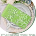 thumbnail image 6 of Hello Spring Gnome Kitchen Dish Towels Set of 2, Just Bloom Tulip Flower Green Hand Towels Drying Baking Cooking Cloth, Floral Pot Butterfly Seasonal Home Kitchen Decor 18x26 Inch, 6 of 6