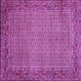 thumbnail image 1 of Ahgly Company Indoor Square Abstract Purple Contemporary Area Rugs, 8' Square, 1 of 4