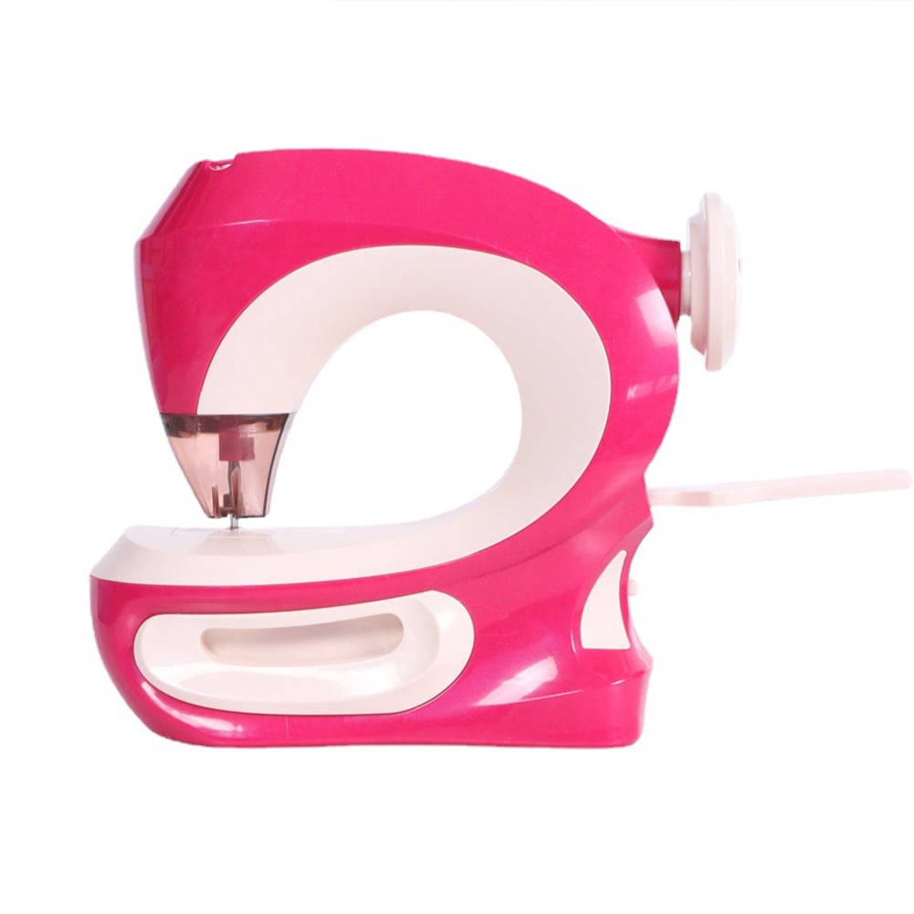 KYAIGUO Kids Girls Play House Toys,Toddler Electric Cordless Sewing Machine Toys,DIY Knitting Gift Toys,Sewing Machine Toys for 5+ Years Old