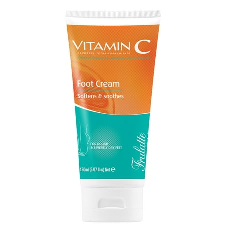 Frulatte Soothing Foot Cream enriched with Vitamin C for Rough & Severely Dry Skin 5 fl.