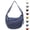 Blue, variant on Crescent Crossbody Bags for Women, Fashion Plain Color Nylon Crossbody Bag, Large Nylon Crescent Bag Crossbody Bags for Women