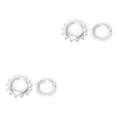thumbnail image 2 of bedienty Single Speed Fixed Gear Bike Wheel Cog Bicycle Carbon Steel Threaded Sprocket Lock Rings Set Crankset Accessories 13T 2Set, 2 of 6
