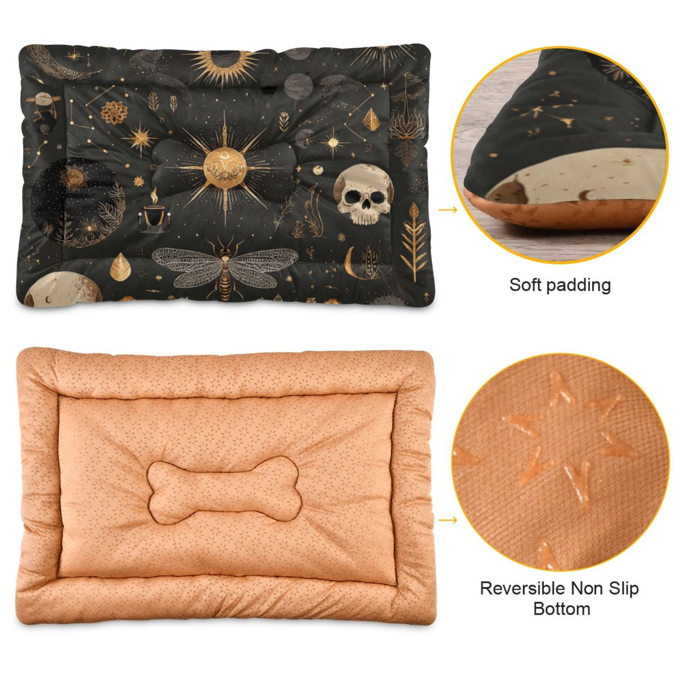 Cozy Mat Pet Bed Indoor Outdoor Warm Soft For Cat Dog Puppy(S/M) Celestial