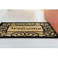 thumbnail image 5 of Ottomanson Machine Washable Non-Slip Rubberback Floral Border 2x3 Entryway Doormat, 20" x 30", Beige, 5 of 9