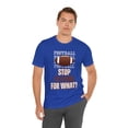 thumbnail image 5 of DJH Apparel | Stop Playing For What? FOOTBALL Unisex Sports Tshirt, 5 of 6