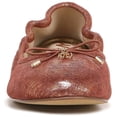 thumbnail image 4 of Sam Edelman Felicia Rust Pink Faux Shearling Leather Slip On Round Toe Ballet Flats (RUST PINK, 10), 4 of 5