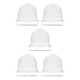 thumbnail image 1 of Vogacara Gorro de silicona Dido para teñir el cabello reutilizable con gancho Blanco 5Conjunto, 1 of 6