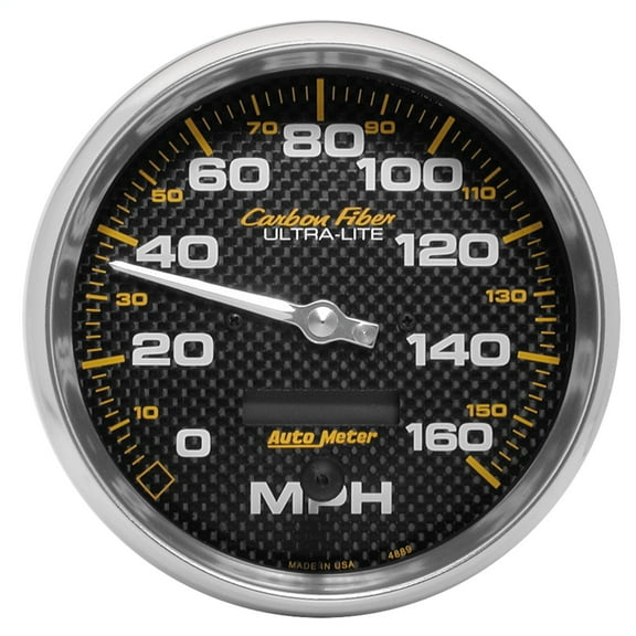 Auto Meter 4889 Carbon Fiber In-Dash Speedometer