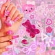 thumbnail image 3 of Set de colgantes para uñas Namifin 3D con forma de oso de gominola rosa y lazo con forma de mariposa, 3 of 6