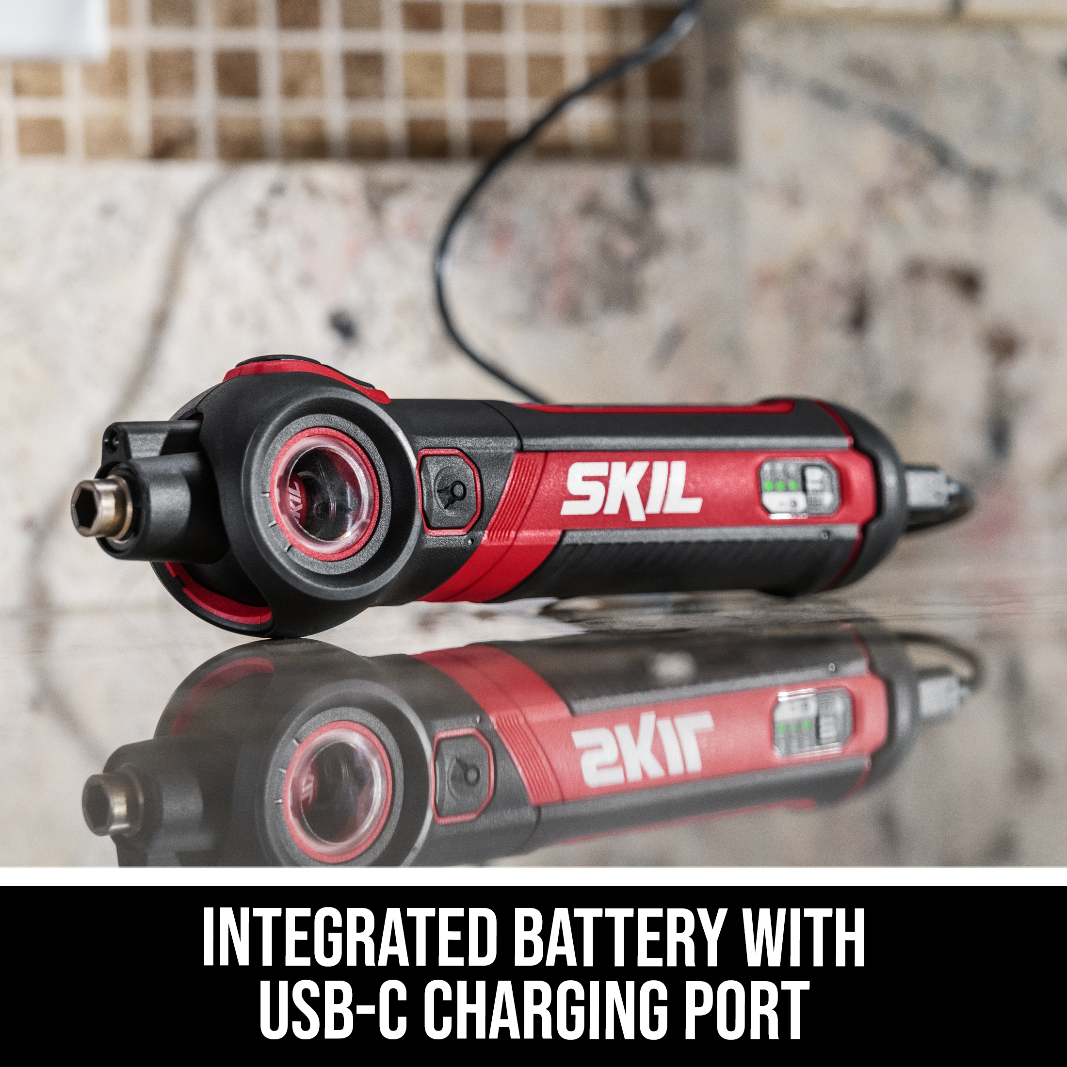 SKIL Cordless 4V Electric Screwdriver with Pivoting Head photo 7