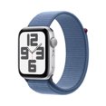 thumbnail image 1 of Refurbished Fair - Apple Watch SE GPS 44mm 2023 Gen 2 Silver Aluminum Case with Winter Blue Sport Loop Fitness Smartwatch with Heart Rate Monitor & Built-In GPS, 1 of 6