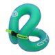 thumbnail image 3 of Chaleco salvavidas inflable con forma de chaqueta, flotador para aprender a nadar, anillo de natación, ponible Verde S, 3 of 8