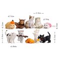 thumbnail image 6 of AYYUFE 10Pcs Mini Cartoon Cat Kitten Model Toys Ornaments Miniature Landscape, 6 of 6