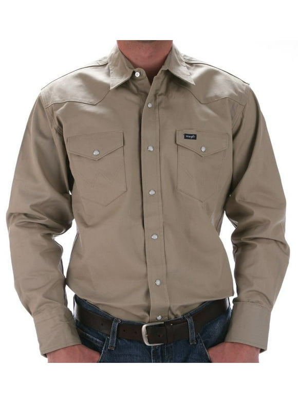 Wrangler Shirts in Wrangler Men's | Beige 